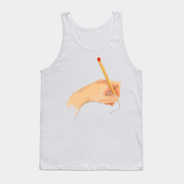 Left Hand Day Tank Top by Mako Design 